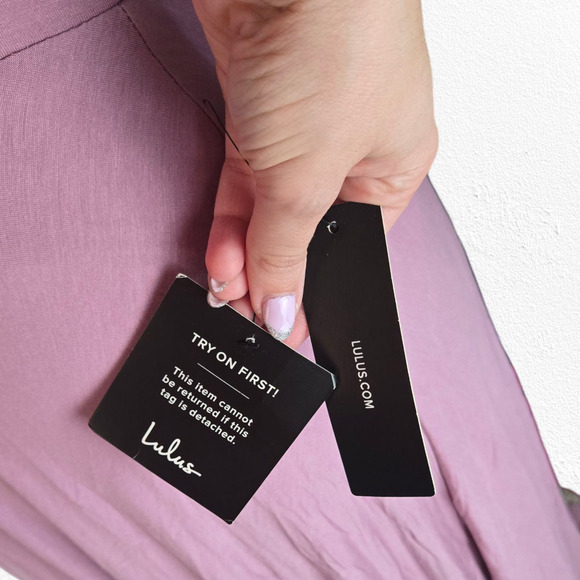 Lulus Mauve Pink Purple Formal Boho Maxi Tricks of the Trade Dress Size Medium - Picture 6 of 16